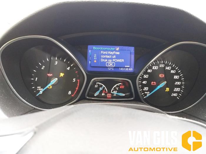 Ford Focus 3 Wagon 1.6 TDCi ECOnetic Sloopvoertuig (2013, Zwart)