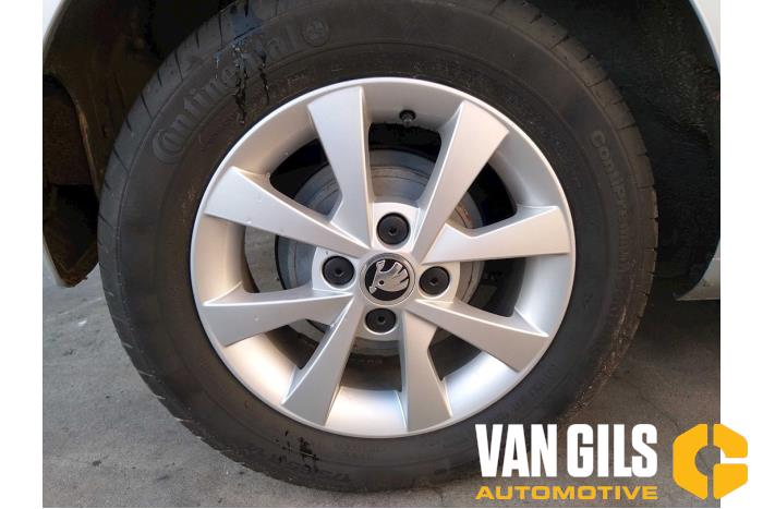 Skoda Citigo 1.0 12V Sloopvoertuig (2013, Zilvergrijs)