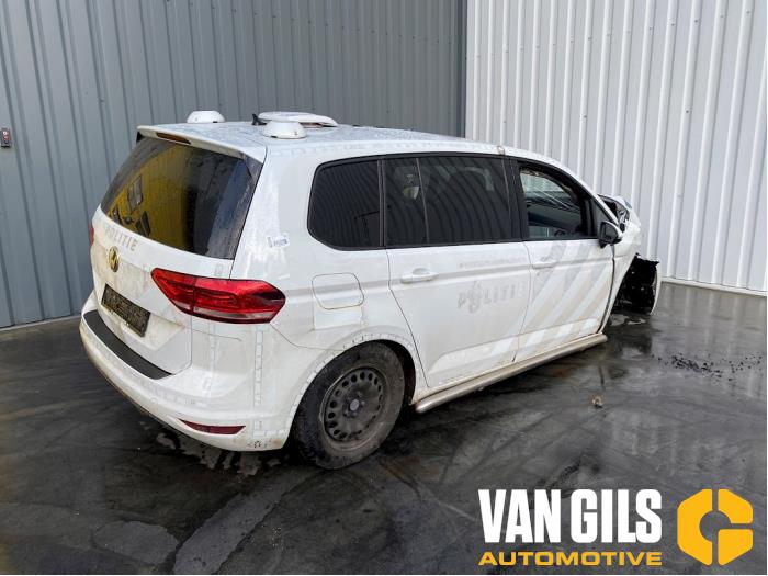 Volkswagen Touran 2.0 TDI 150 Sloopvoertuig (2017, Wit)