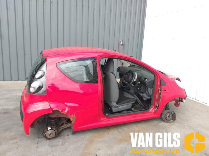 Citroen C1 1.0 12V Sloopvoertuig (2010, Rood)