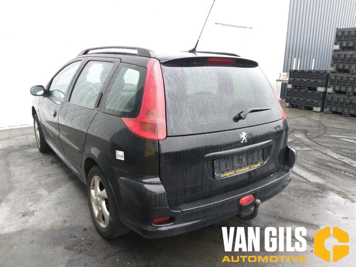Peugeot 206 SW 1.4 Sloopvoertuig (2003, Zwart)