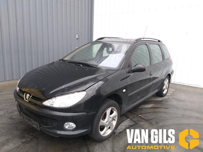 Peugeot 206 SW 1.4 Sloopvoertuig (2003, Zwart)