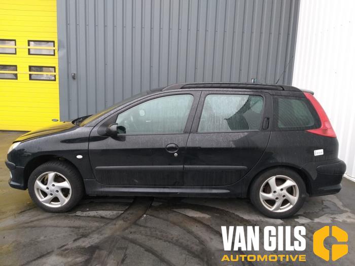 Peugeot 206 SW 1.4 Sloopvoertuig (2003, Zwart)