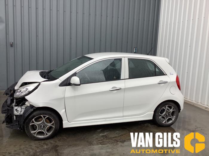 Kia Picanto 1.0 12V Sloopvoertuig (2013, Wit)