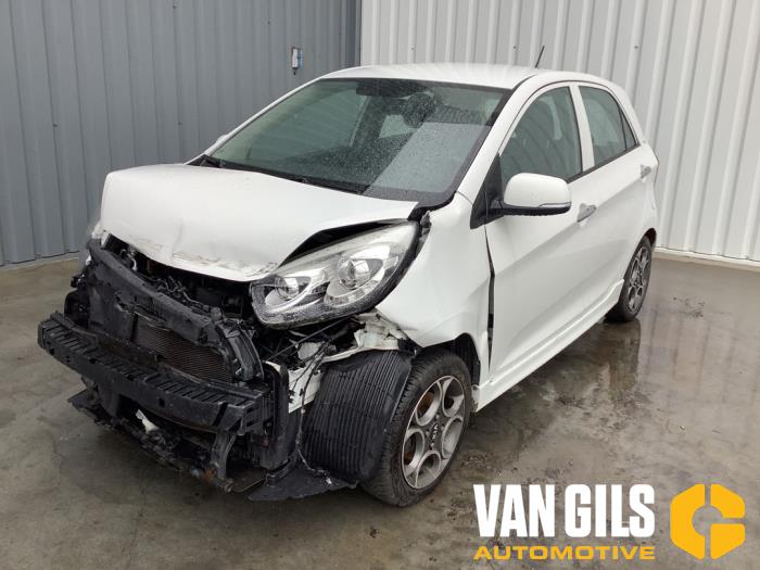 Kia Picanto 1.0 12V Sloopvoertuig (2013, Wit)