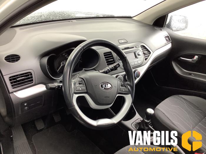 Kia Picanto 1.0 12V Sloopvoertuig (2013, Wit)