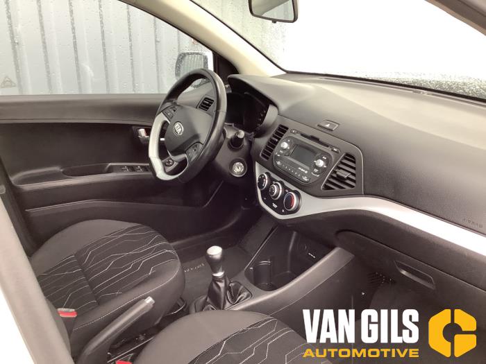 Kia Picanto 1.0 12V Sloopvoertuig (2013, Wit)
