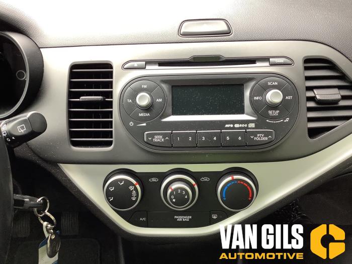 Kia Picanto 1.0 12V Sloopvoertuig (2013, Wit)