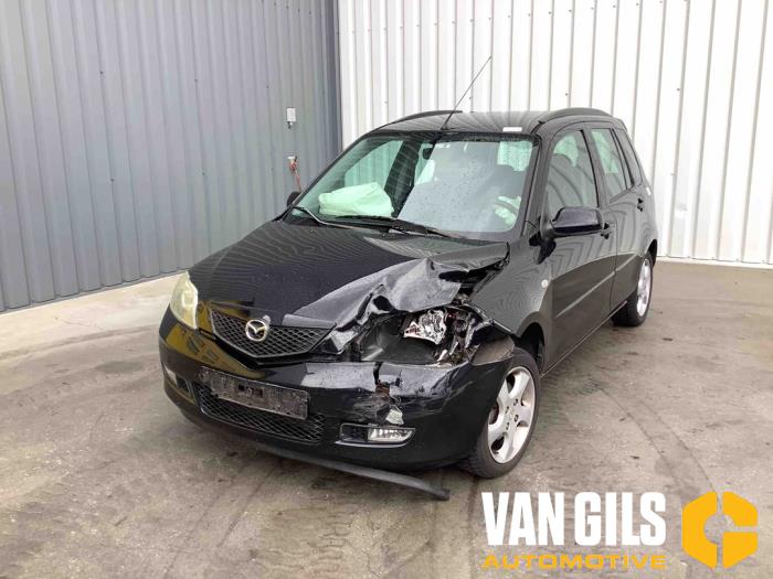 Mazda 2 1.4 16V Sloopvoertuig (2005, Zwart)