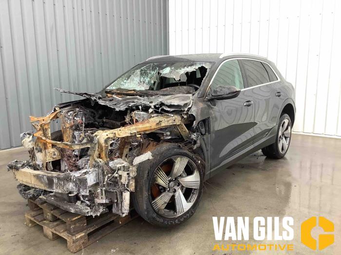 Audi e-tron 55 quattro Sloopvoertuig (2019, Grijs)