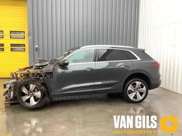 Audi e-tron 55 quattro Sloopvoertuig (2019, Grijs)