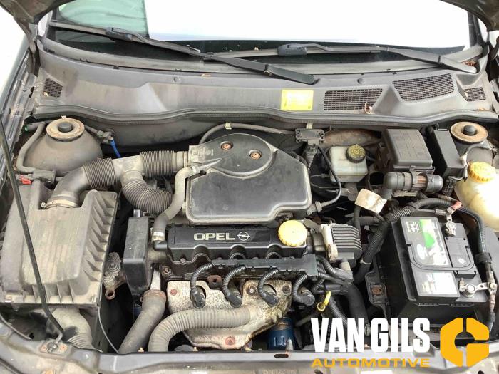 Opel Astra G 1.6 Sloopvoertuig (2000, Zwart)