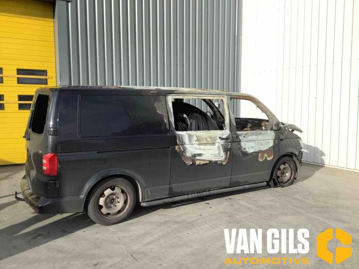Volkswagen Transporter T6 2.0 TDI 204 4Motion Sloopvoertuig (2016, Metallic, Zwart)