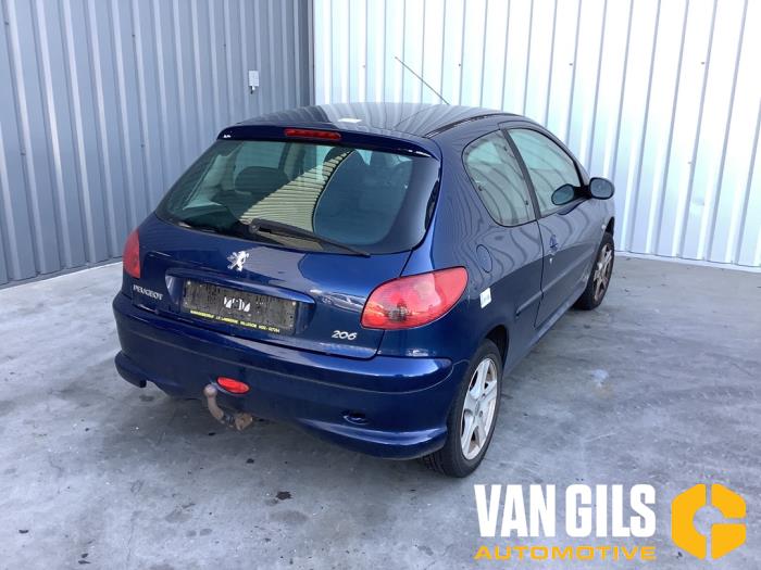 Peugeot 206 1.4 XR,XS,XT,Gentry Sloopvoertuig (2007, Blauw)