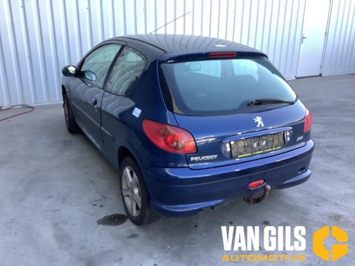 Peugeot 206 1.4 XR,XS,XT,Gentry Sloopvoertuig (2007, Blauw)
