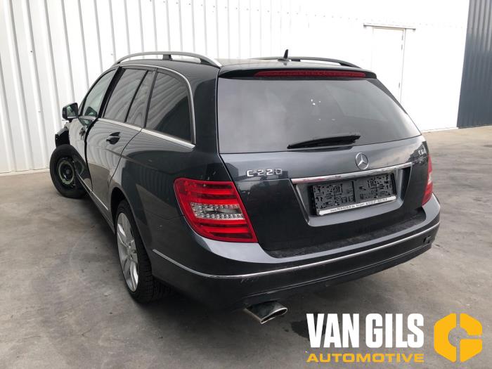 Mercedes C Estate 2.2 C-220 CDI 16V BlueEfficiency Sloopvoertuig (2012, Zwart)