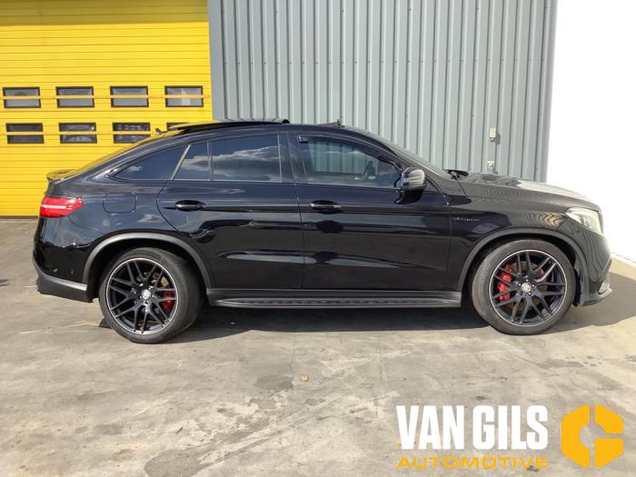 Mercedes GLE AMG Coupe 5.5 63 S AMG V8 biturbo 32V 4-Matic Sloopvoertuig (2017, Metallic, Zwart)