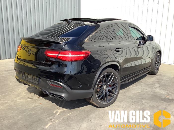 Mercedes GLE AMG Coupe 5.5 63 S AMG V8 biturbo 32V 4-Matic Sloopvoertuig (2017, Metallic, Zwart)