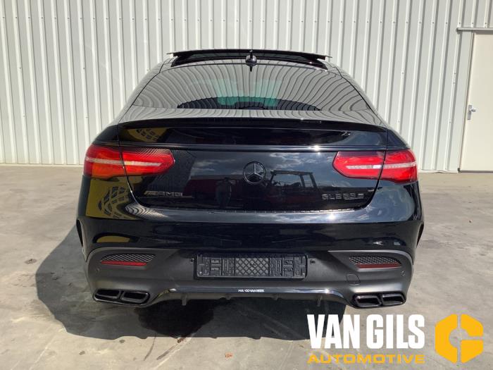 Mercedes GLE AMG Coupe 5.5 63 S AMG V8 biturbo 32V 4-Matic Sloopvoertuig (2017, Metallic, Zwart)