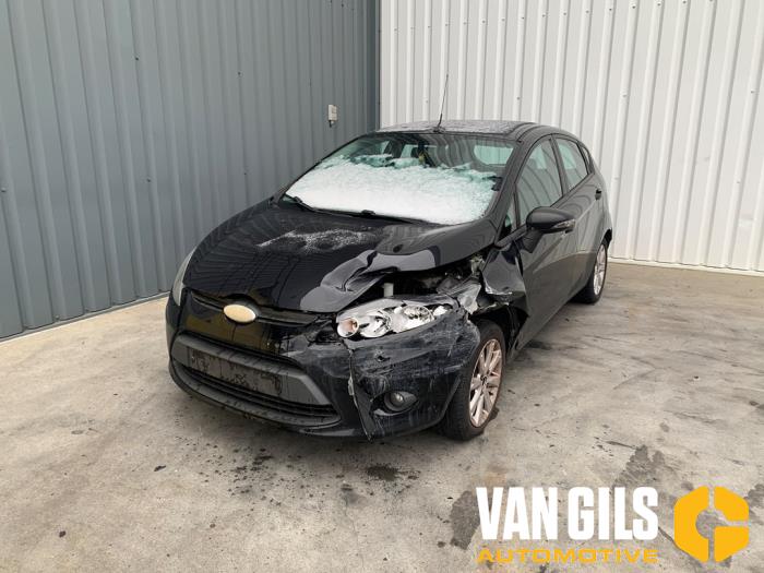 Ford Fiesta 6 1.6 TDCi 16V Sloopvoertuig (2010, Zwart)