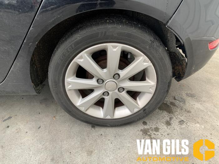 Ford Fiesta 6 1.6 TDCi 16V Sloopvoertuig (2010, Zwart)