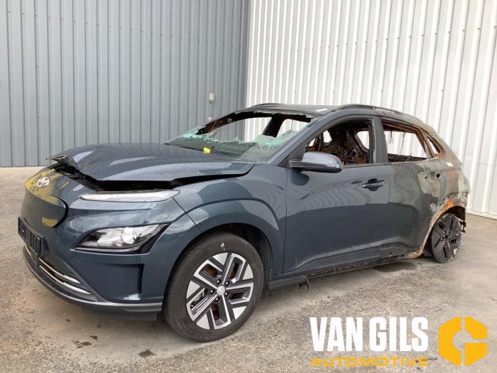 Hyundai Kona 39 kWh Sloopvoertuig (2021, Blauw)
