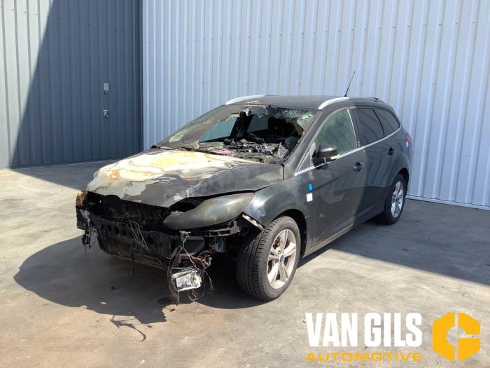 Ford Focus 3 Wagon 1.6 SCTi 16V Sloopvoertuig (2012, Zwart)