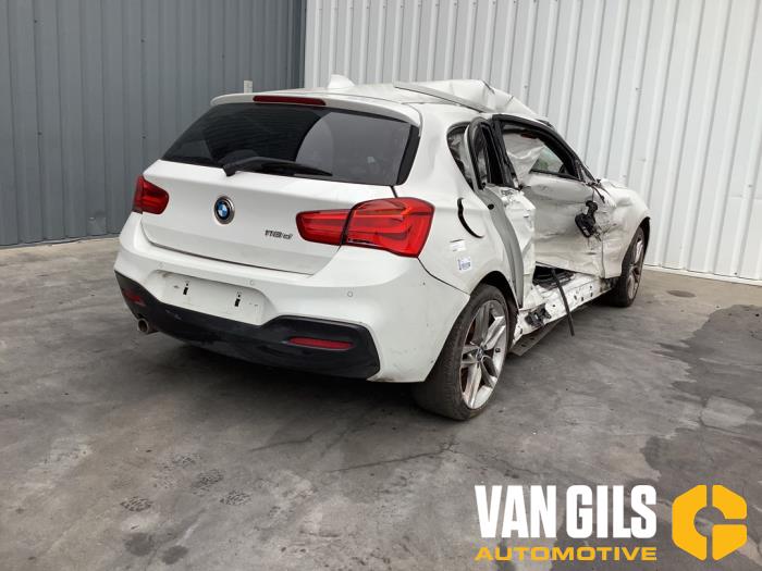 BMW 1 serie 118d 2.0 16V Sloopvoertuig (2015, Wit)