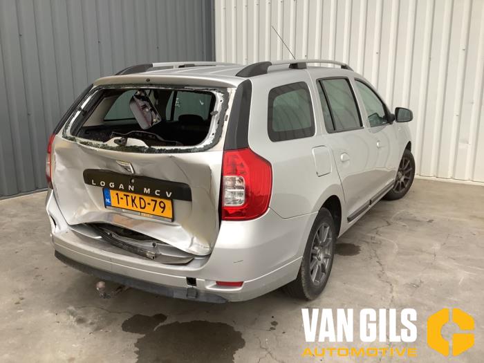 Dacia Logan MCV II/Sandero Wagon 0.9 TCE 12V Schadevoertuig (2014, Grijs)