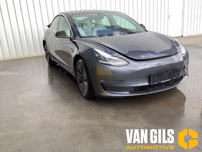 Tesla Model 3 Long Range, Performance AWD Sloopvoertuig (2019, Grijs)
