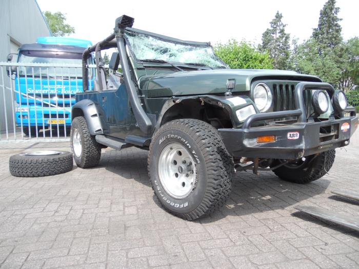 Jeep Wrangler 4.0 4x4 Sloopvoertuig (1997, Groen)