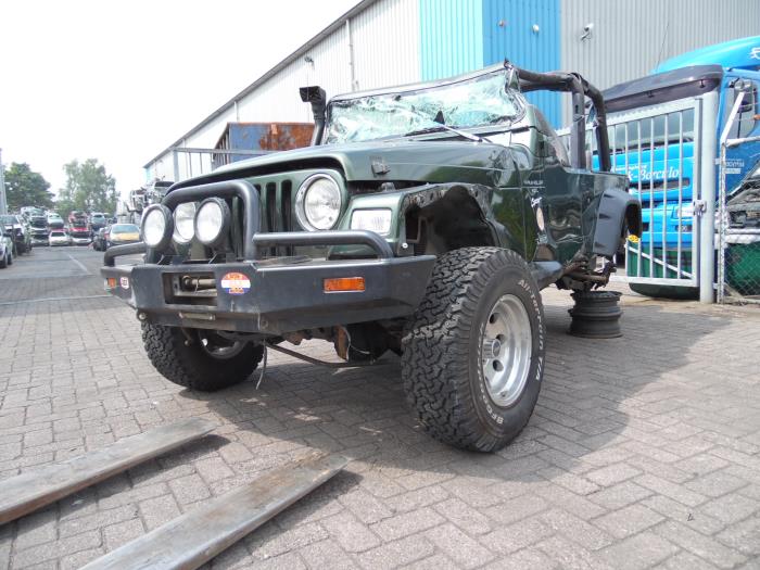 Jeep Wrangler 4.0 4x4 Sloopvoertuig (1997, Groen)