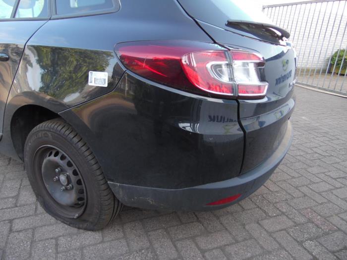 Renault Megane III Grandtour 1.5 dCi 90 Sloopvoertuig (2011, Zwart)