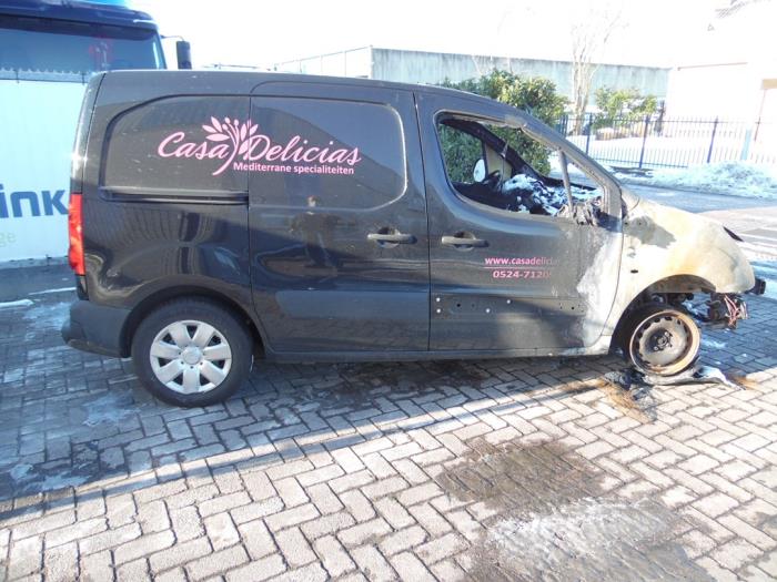 Citroen Berlingo 1.6 Hdi 90 Phase 2 Sloopvoertuig (2012, Zwart)