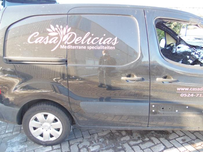 Citroen Berlingo 1.6 Hdi 90 Phase 2 Sloopvoertuig (2012, Zwart)