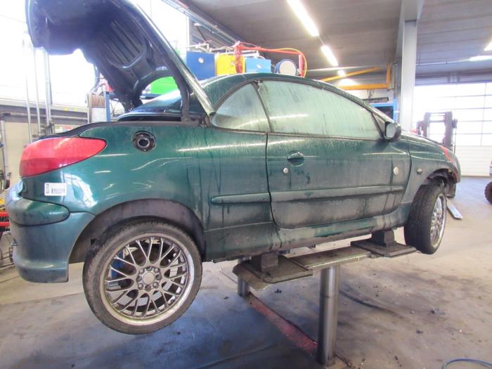 Peugeot 206 CC 1.6 16V Sloopvoertuig (2003, Groen)