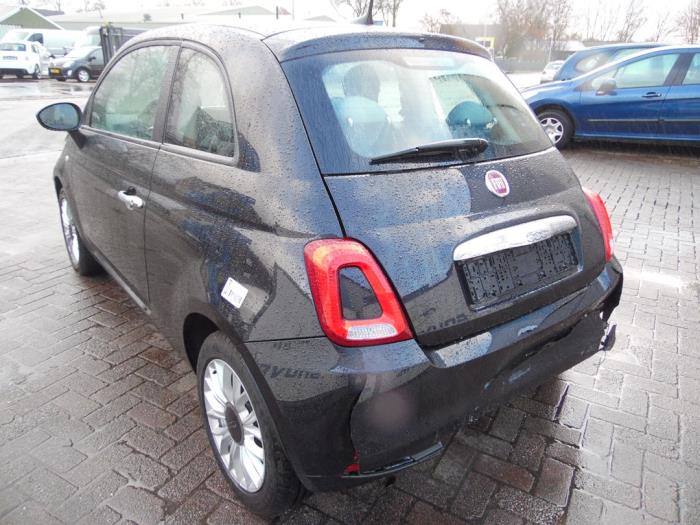 Fiat 500 0.9 TwinAir 80 Sloopvoertuig (2016, Zwart)