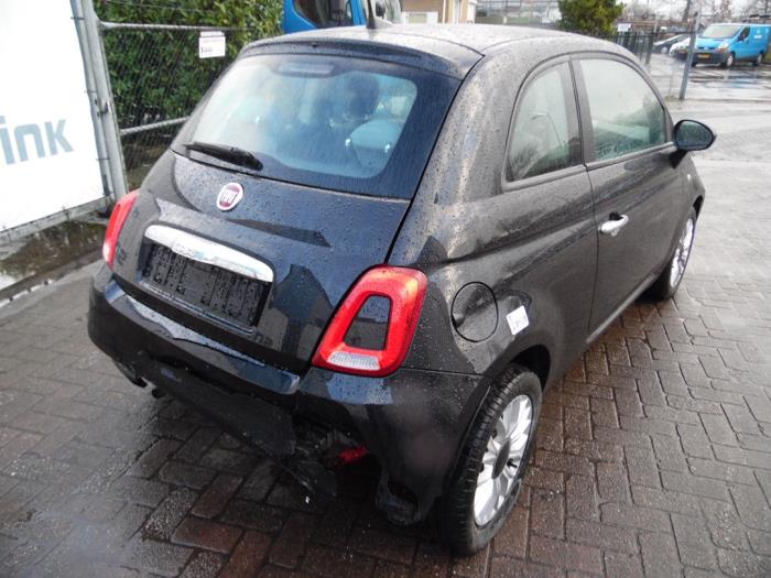 Fiat 500 0.9 TwinAir 80 Sloopvoertuig (2016, Zwart)
