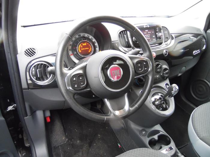 Fiat 500 0.9 TwinAir 80 Sloopvoertuig (2016, Zwart)