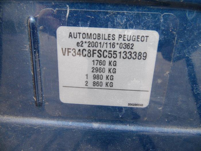 Peugeot 308 1.4 VTI 16V Sloopvoertuig (2008, Blauw)
