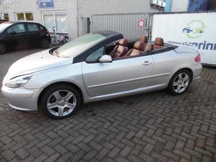 Peugeot 307 CC 2.0 16V Schadevoertuig (2005, Grijs)