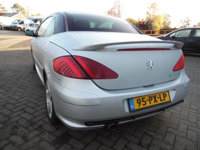 Peugeot 307 CC 2.0 16V Schadevoertuig (2005, Grijs)