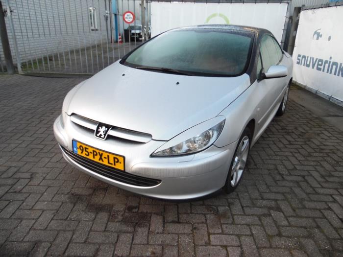 Peugeot 307 CC 2.0 16V Schadevoertuig (2005, Grijs)