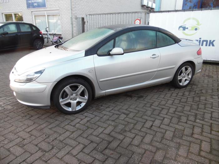 Peugeot 307 CC 2.0 16V Schadevoertuig (2005, Grijs)