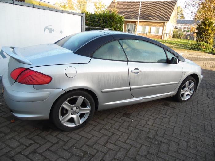 Peugeot 307 CC 2.0 16V Schadevoertuig (2005, Grijs)