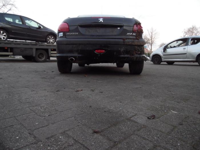 Peugeot 206 CC 2.0 16V Sloopvoertuig (2002, Zwart)