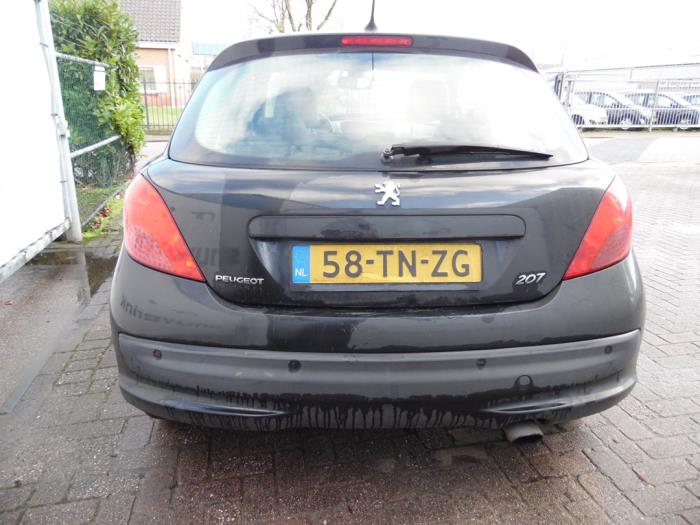 Peugeot 207/207+ 1.6 16V GT THP Sloopvoertuig (2006, Zwart)