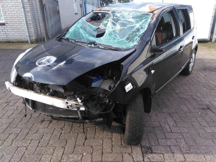 Nissan Note 1.6 16V Sloopvoertuig (2010, Zwart)