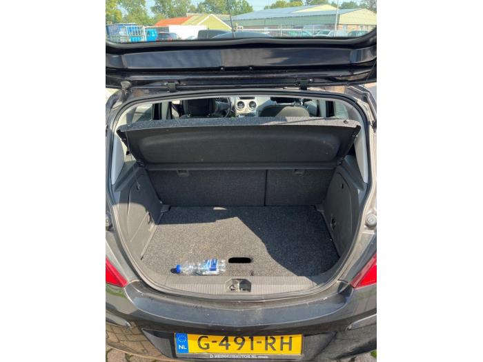 Opel Corsa D 1.2 16V Schadevoertuig (2007, Zwart)