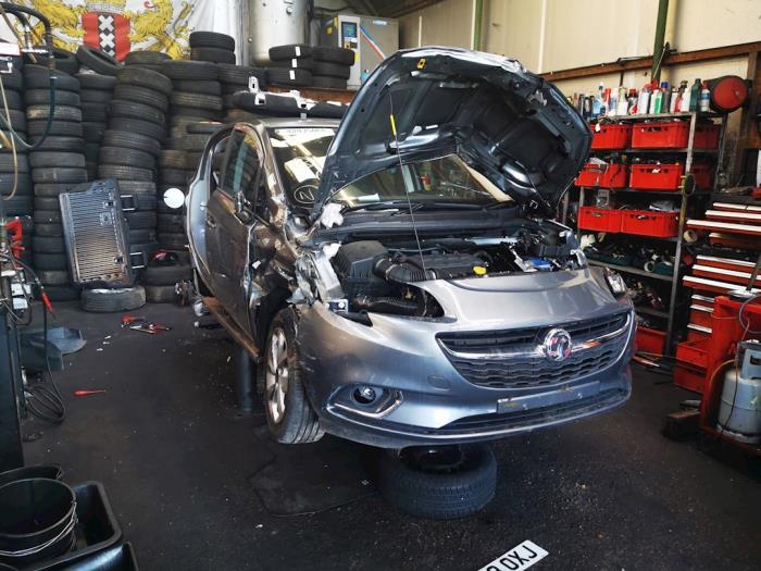 Opel Corsa E 1.4 Turbo 16V Sloopvoertuig (2018, Grijs)